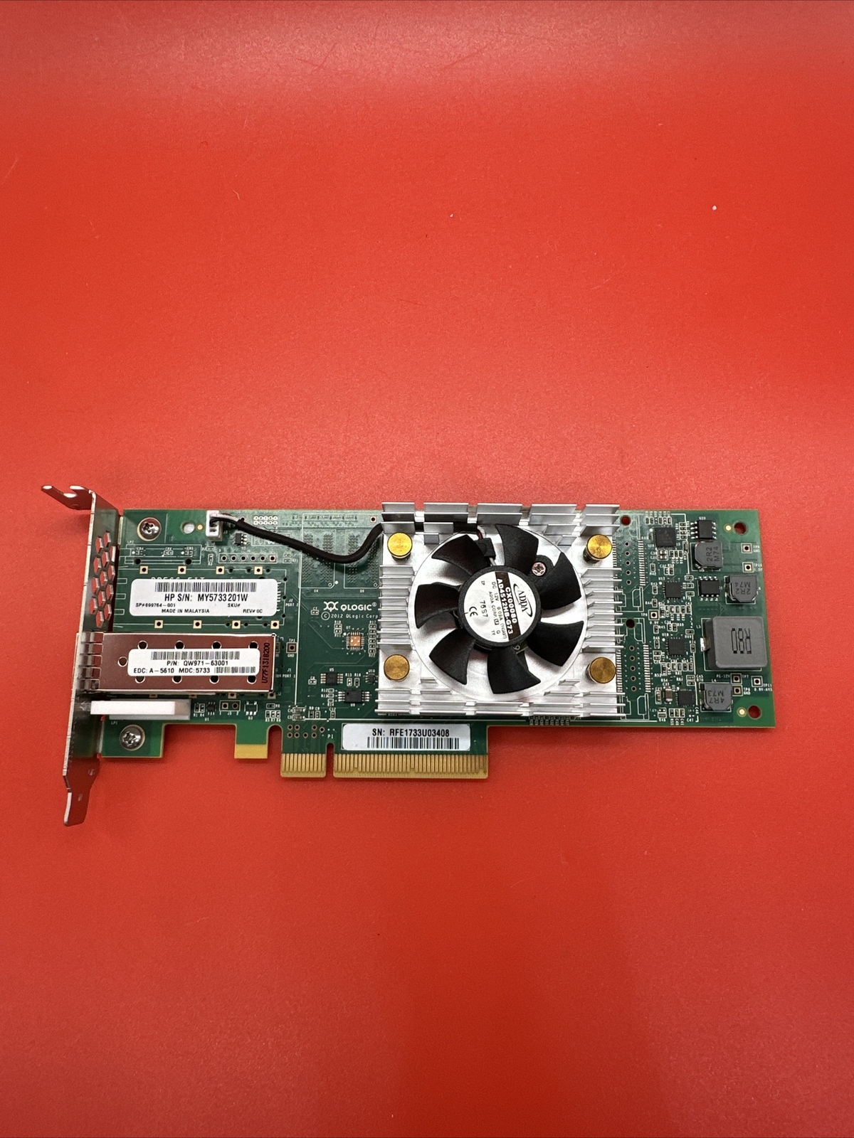 HPe QW971A SN1000Q 699764-001 16Gb SP FC Host Bus PCIe Half Height Adapter Wired