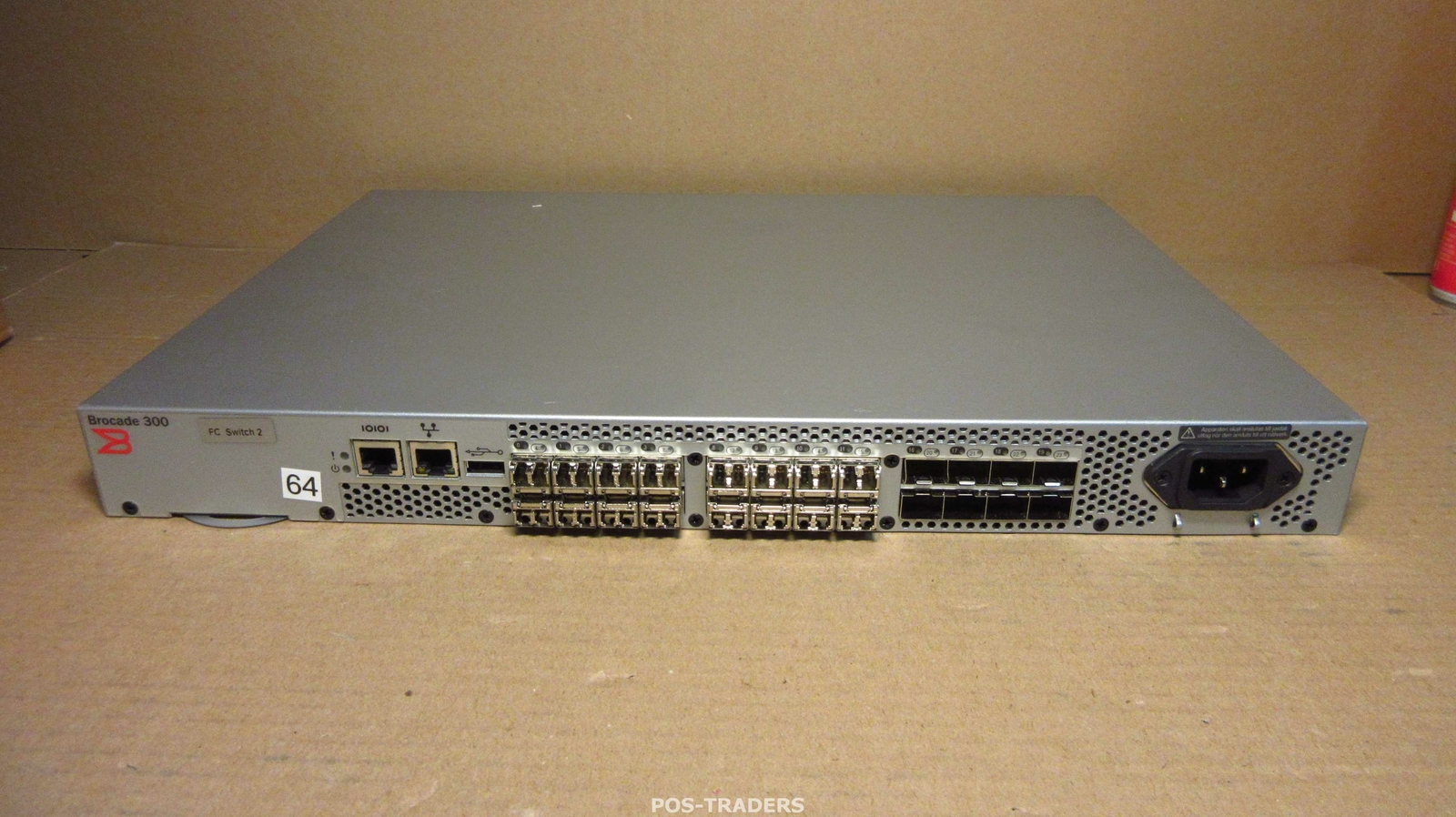 Brocade 300 SM-310-0000 310 24Port 8Gb Fibre Channel SAN Switch INCL 16x 8GB SFP