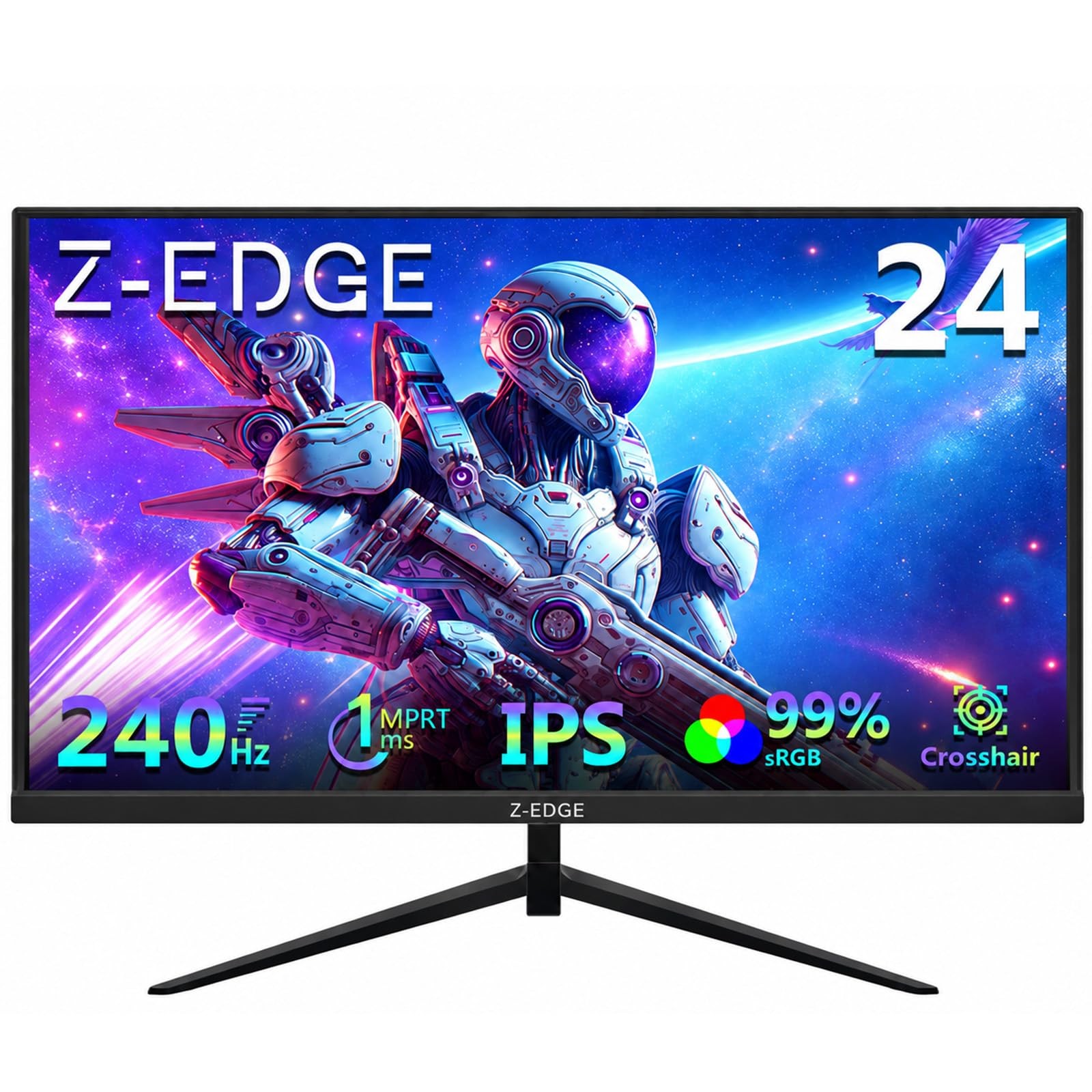 Z-Edge 24 inch 240Hz 144Hz Gaming Monitor, FHD 1080p, IPS PC Gaming | MPRT 1m...