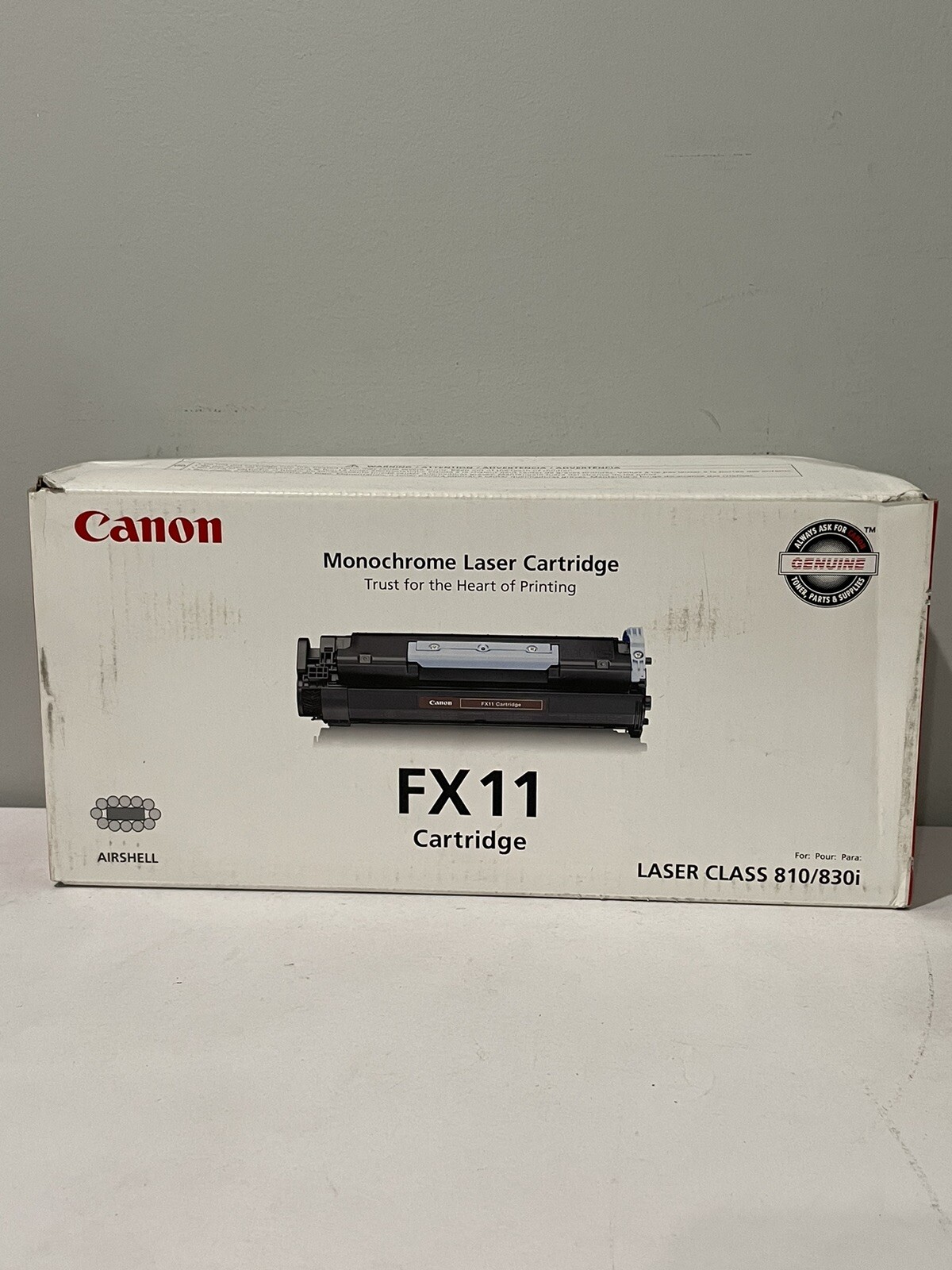 Genuine Canon FX11 Black 1153B001 Toner Cartridge for Laser Class 810 / 830i New