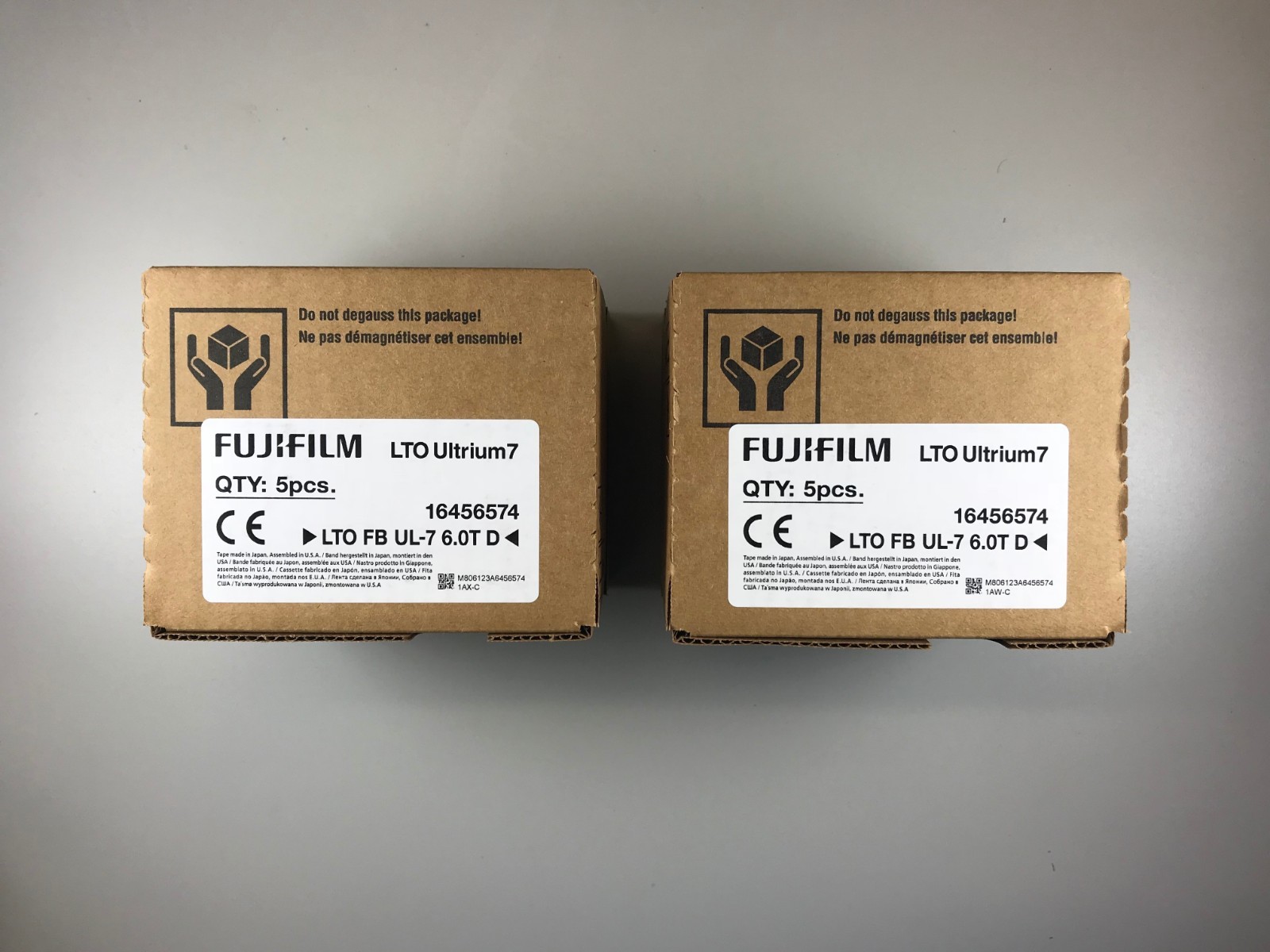 FUJI LTO-7 Tape Cartridge #16456574 (10 PACK) Ultrium 6TB 15.0TB STORAGE Data 
