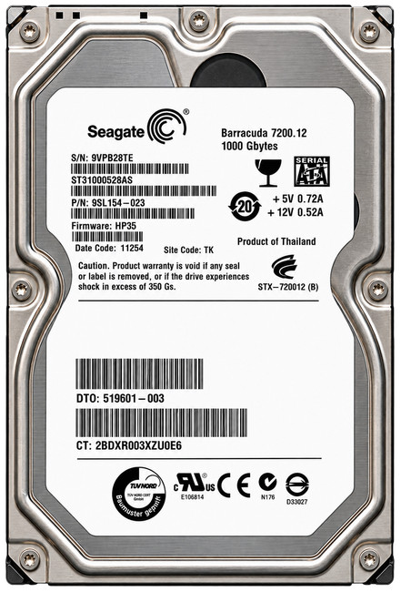 Seagate ST31000528AS 1TB SATA HDD Tested Sanitized - Premium Grade