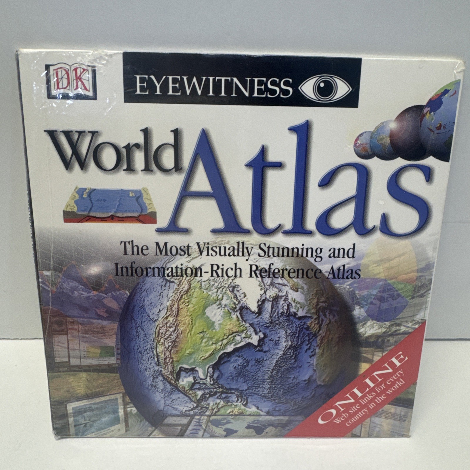 Eyewitness World Atlas CD-ROM - Instructional Interactive Windows 95/98