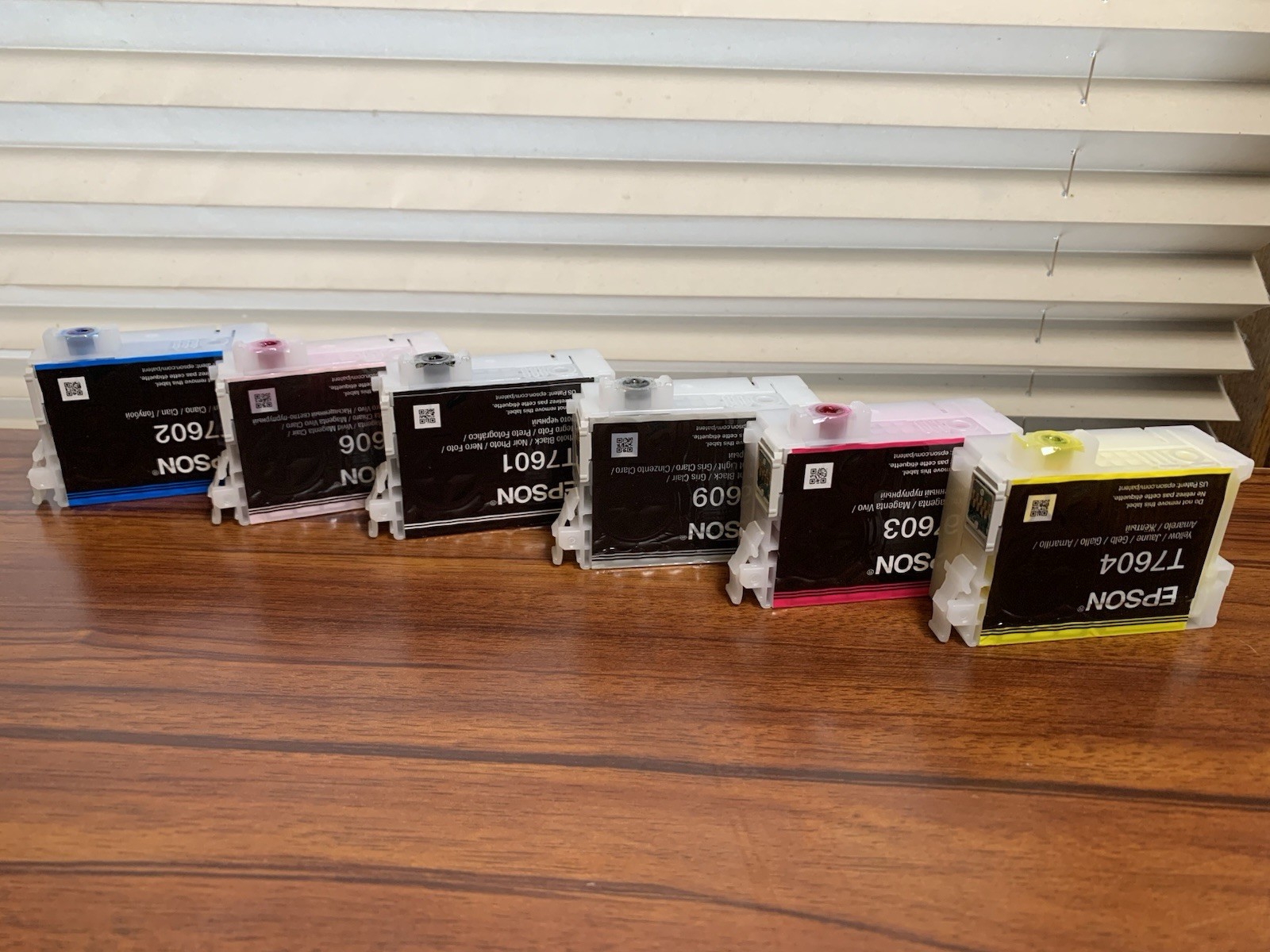 Genuine Epson 760 Ink Cartridge Set of 6