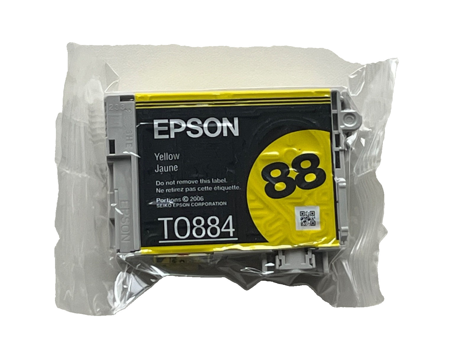 New SEALED Genuine Epson TO884 88 Yellow Ink Cartridge