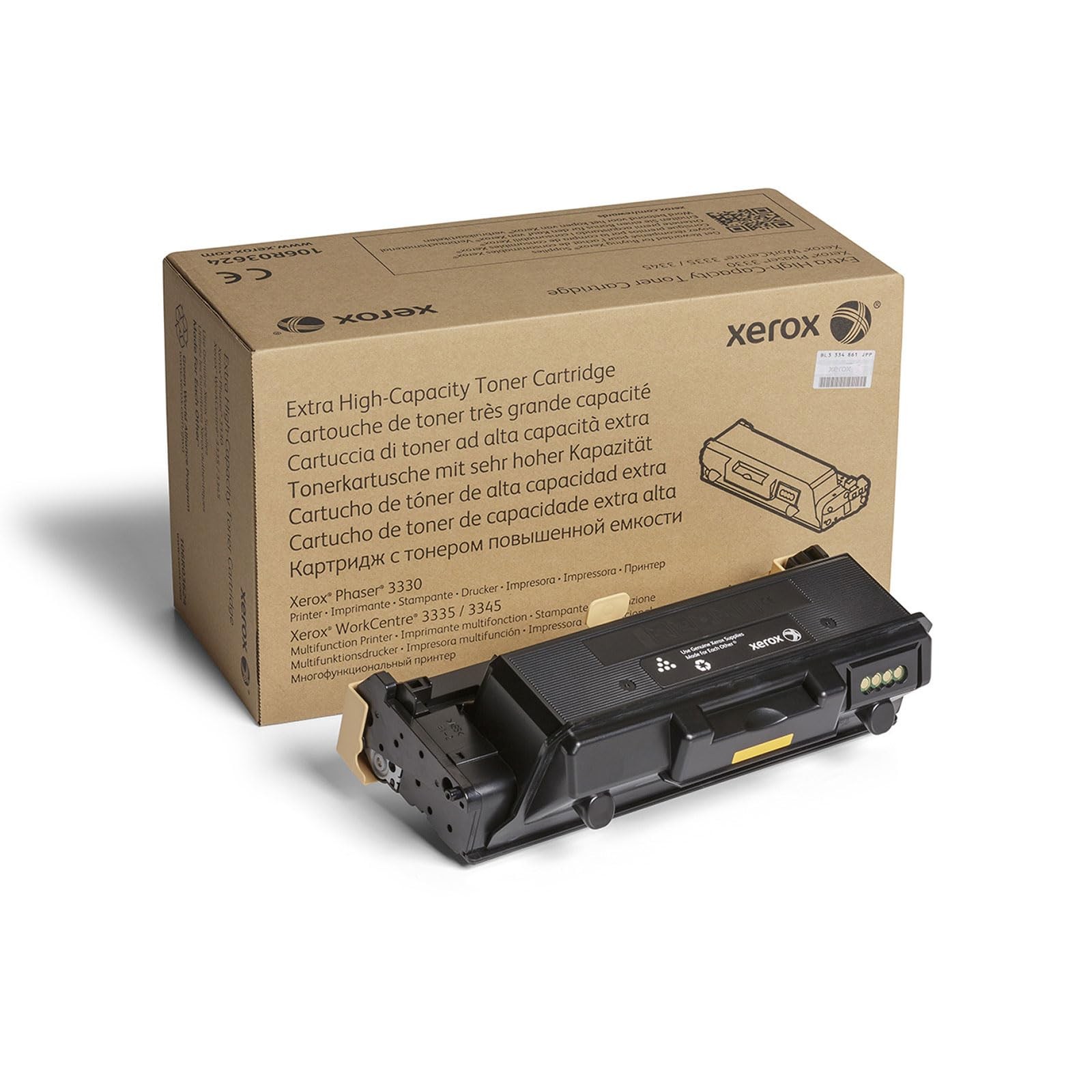 Xerox Phaser 3330 3335 3345 Black Extra High Yield Toner 106R03624 3330 WC