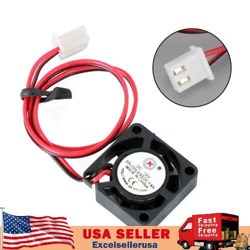 1x Brushless DC Cooling Blower Fan 12V 0.06A 2006 20x20x6mm Sleeve 2 Pin Wire UE