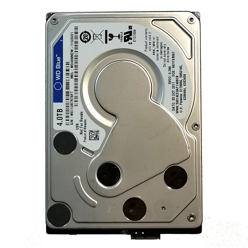 Western Digital 4TB WD40NMZW-11GX6S1 2.5" USB 3.0 Portable External Hard Drive