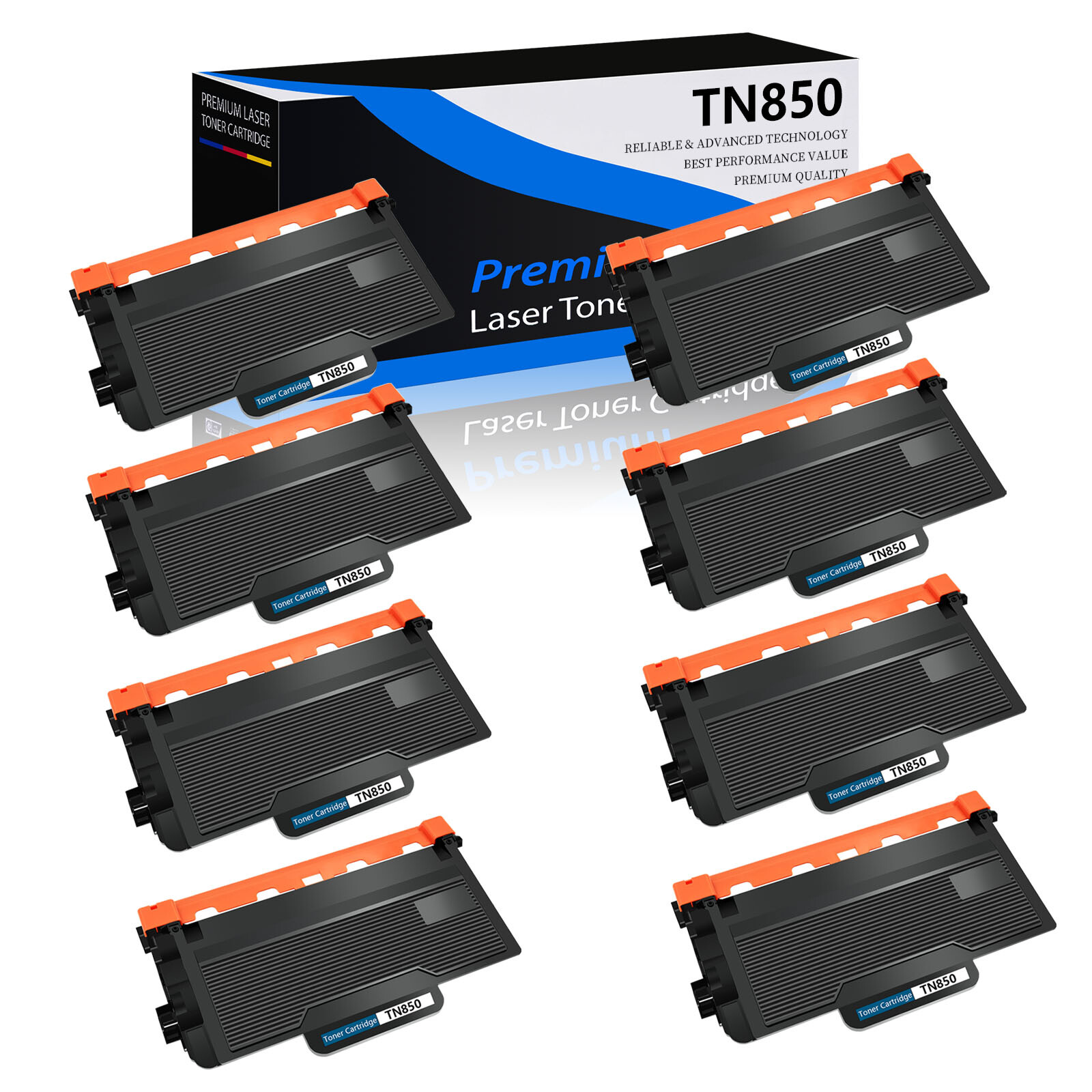 8PK TN850 Toner Cartridge for Brother DCP-L5500DN DCP-L5600D MFC-L6750DW Series