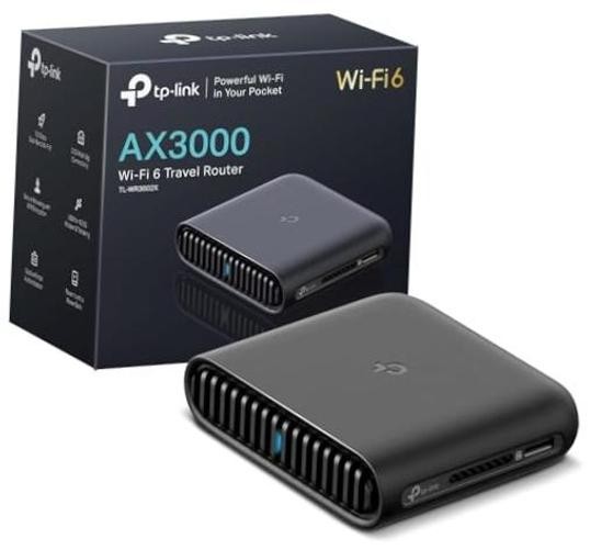 Roam 6 AX3000 Dual-Band Wi-Fi 6 Travel Router (TL-WR3002X)
