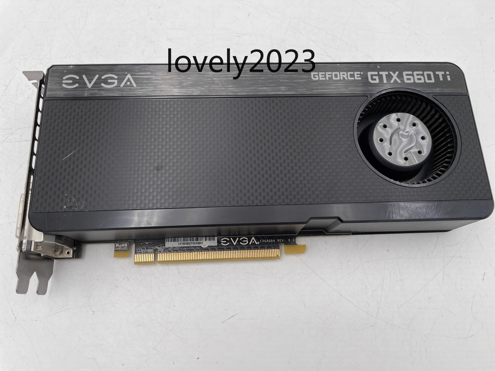 1pc used EVGA GTX660Ti 3G independent gaming graphics card