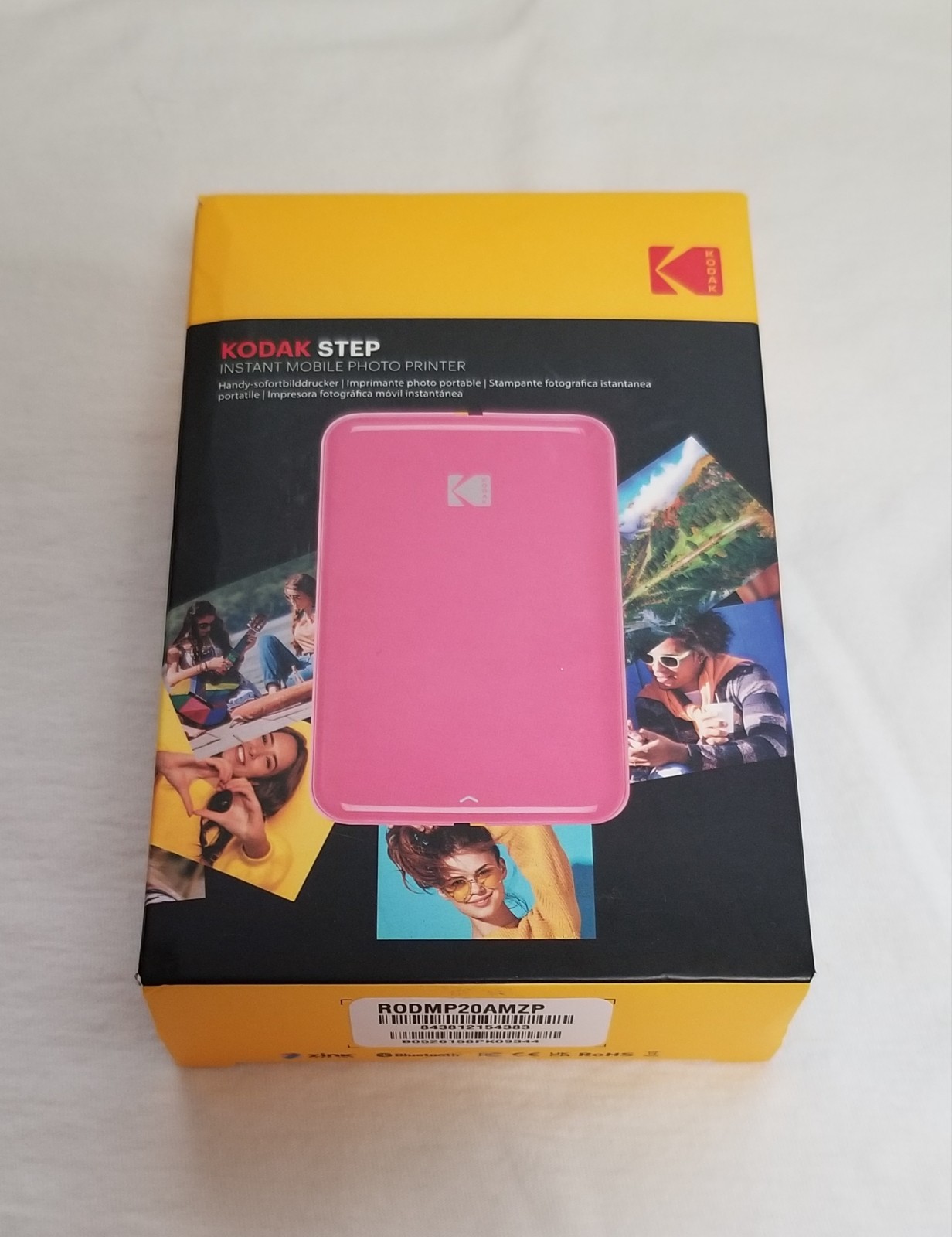 New Kodak Step Instant Smartphone Photo Printer Pink. Brand New