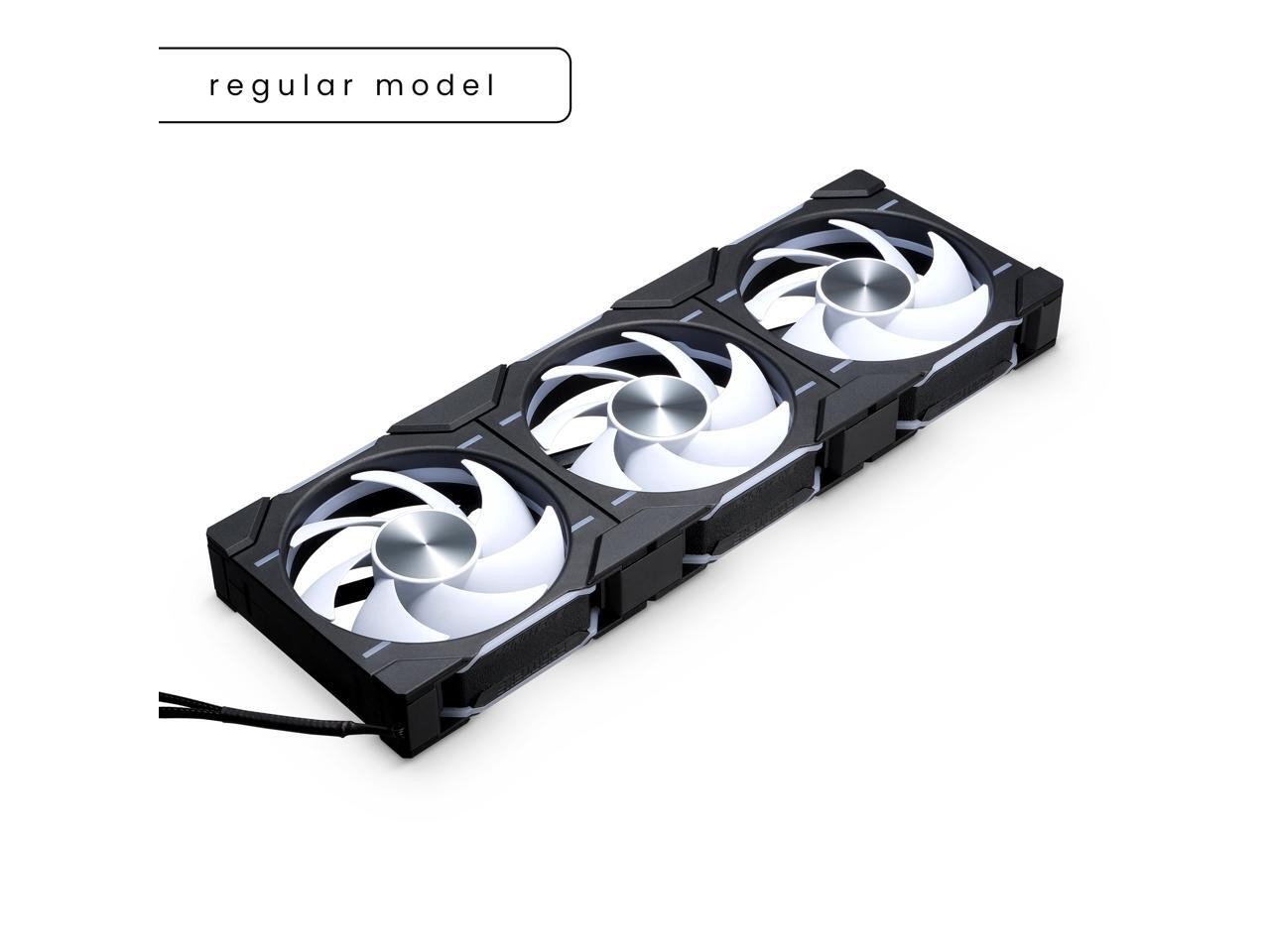 Phanteks D30-120 D30-120, Black, 3 Pack 120mm DRGB LED (573) Case Fans