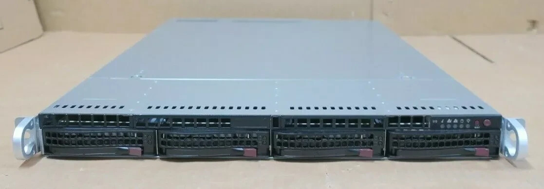 Supermicro CSE-819U X10DRU-i+ 2x E5-2690V3 32GB Ram 4x 3.5" SAS Bay 1U Server