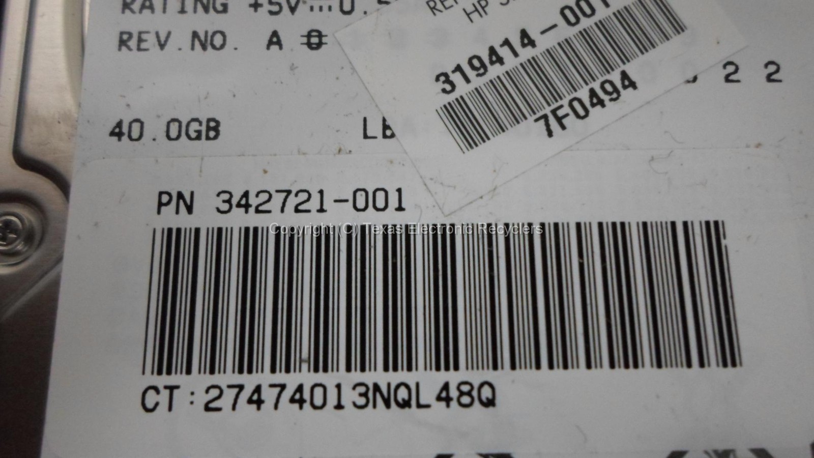 Fujitsu HP MHT2040AT PL CA06297-B23400C1 342721-001 319414-001 359108-001 40GB