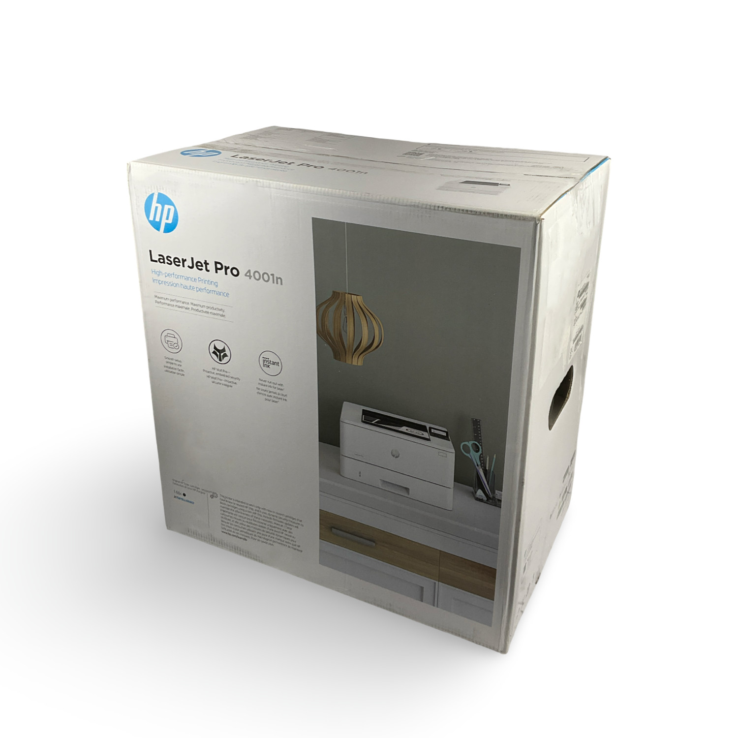 New OEM BOX HP LaserJet Pro 4001n Laser Printer Black And White 2Z599F withToner