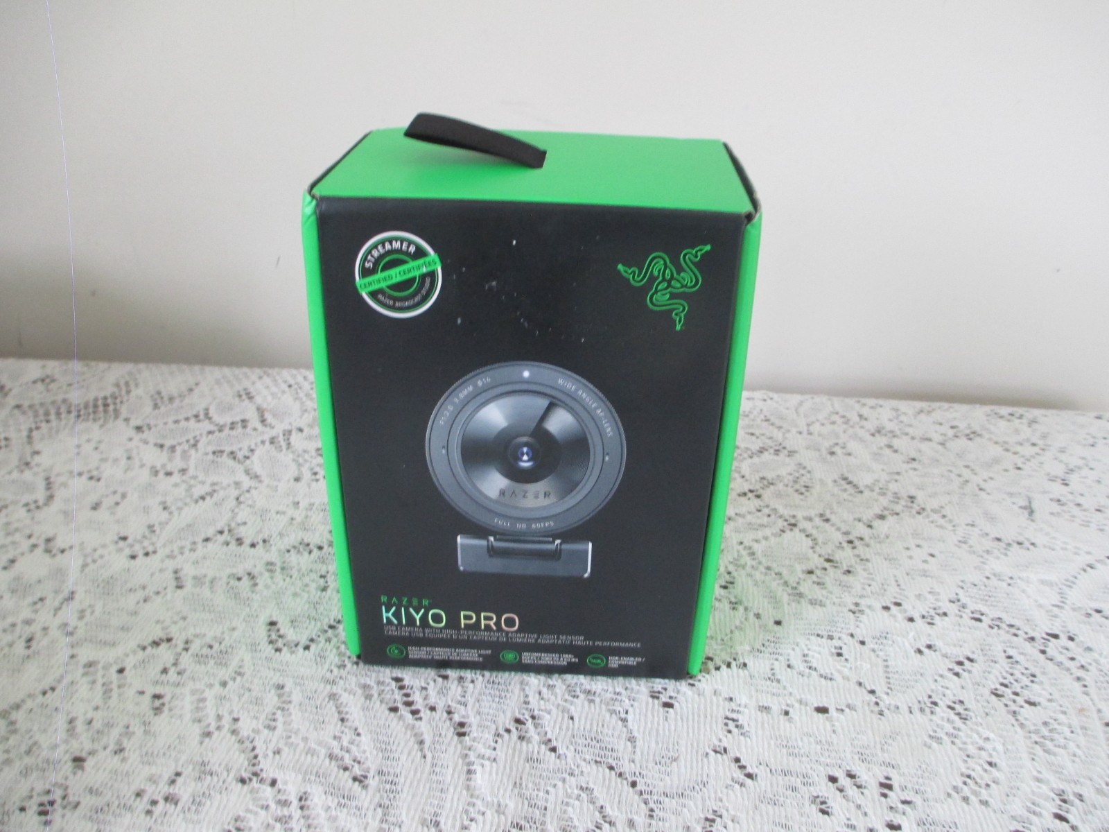 Razer Kiyo Pro Webcam Streaming Full HD 1080p 60FPS OPEN BOX