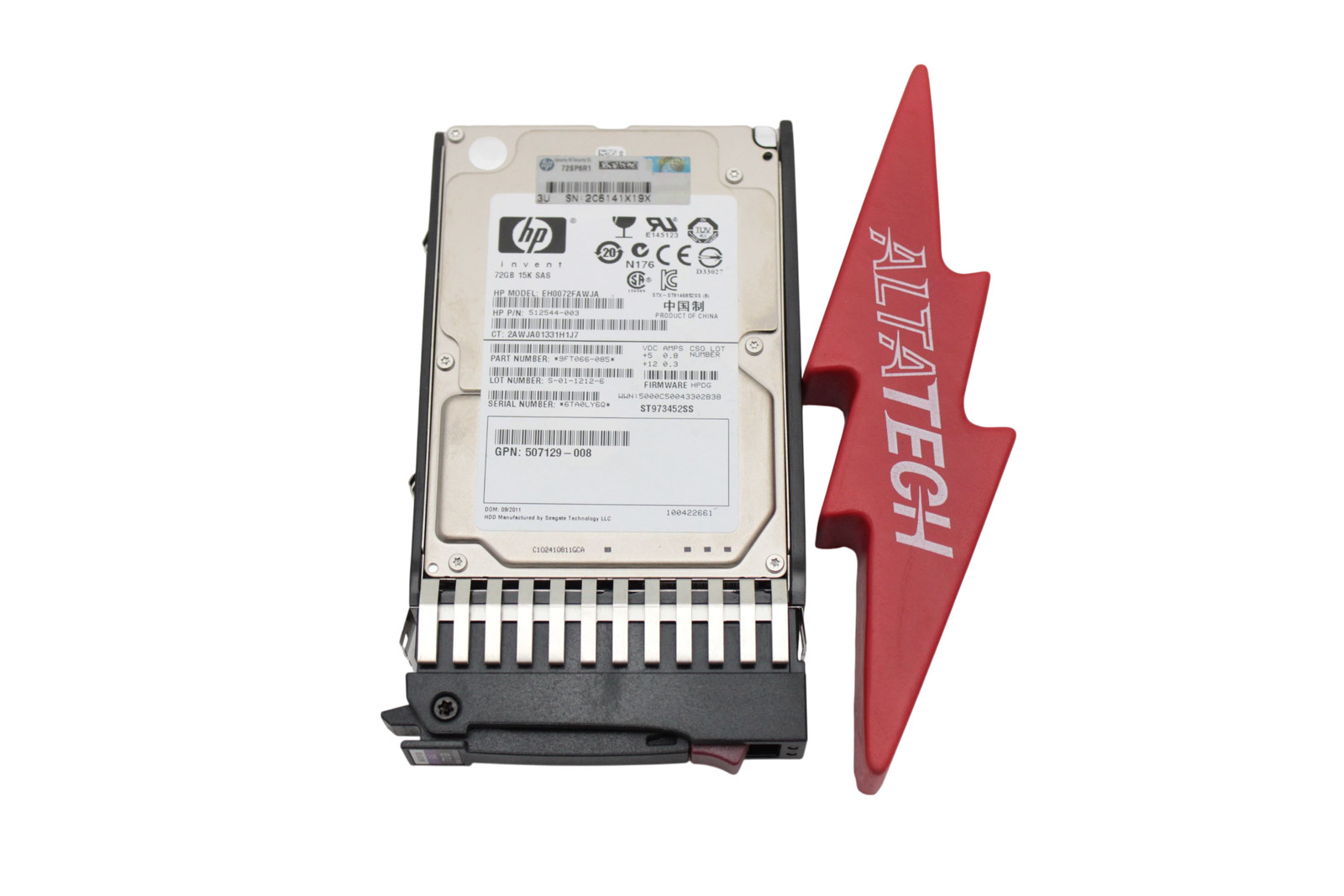 HP 512743-001 72GB 15K SAS 2.5 6G SFF DP HDD Hard Disc Drive