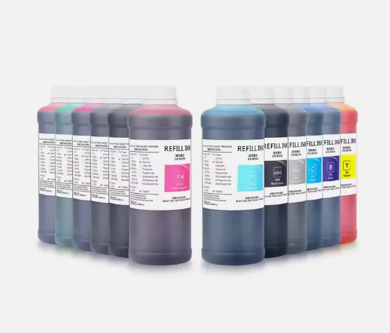4*1000ML/Bottle PFI 701 703 Dye Ink for Canon IPF 8000 9000 Printers
