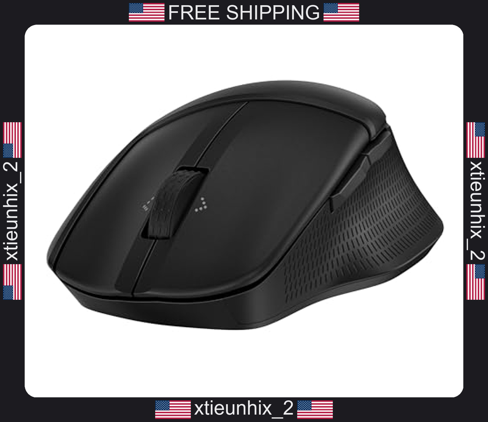 HP 480 Comfort Bluetooth Mouse - Multi-Device, Contoured Design, Quiet Clicks