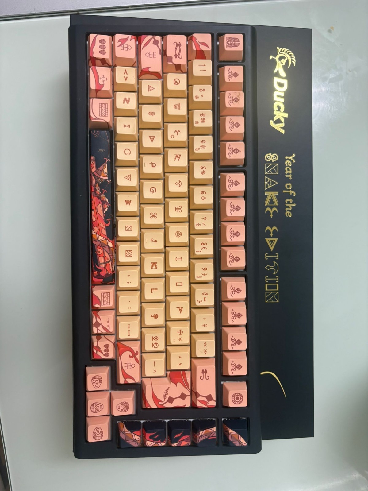 Ducky Year Of The Snake Edition 2025 Limited Edition Keyboard 60% Cherry switch.