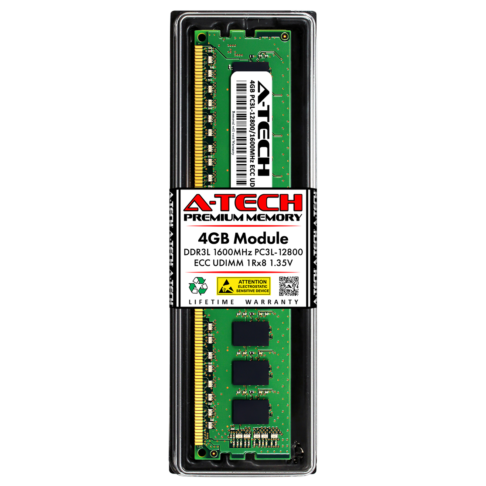 4GB 1Rx8 PC3L-12800E ECC UDIMM Diamond Flower (DFI) CL630-CRM Memory RAM