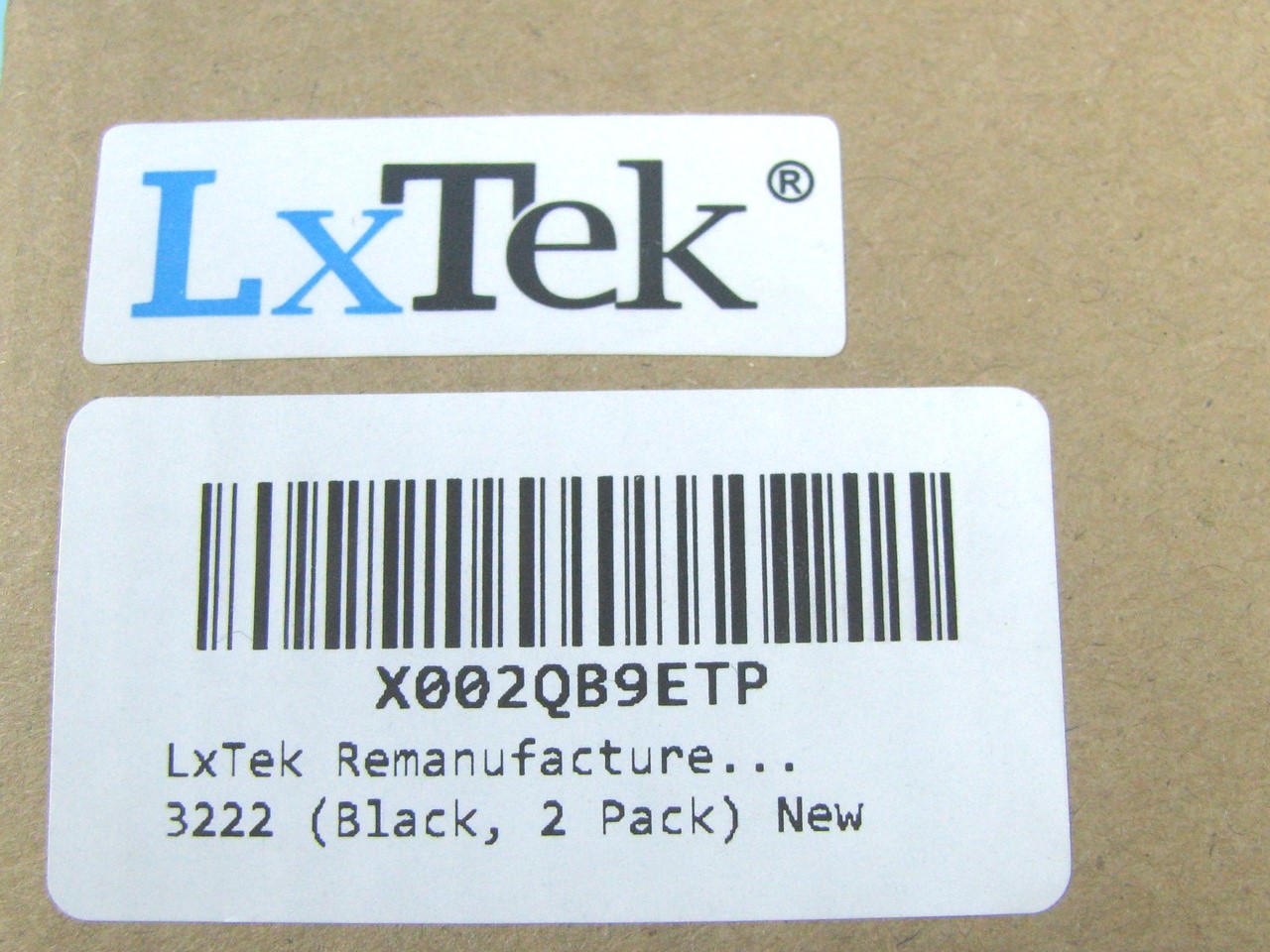 2 LXTEK BRAND FOR CANON PG-240XL BLACK INK CARTRIDGES COMPATIBLE NEW SEALED