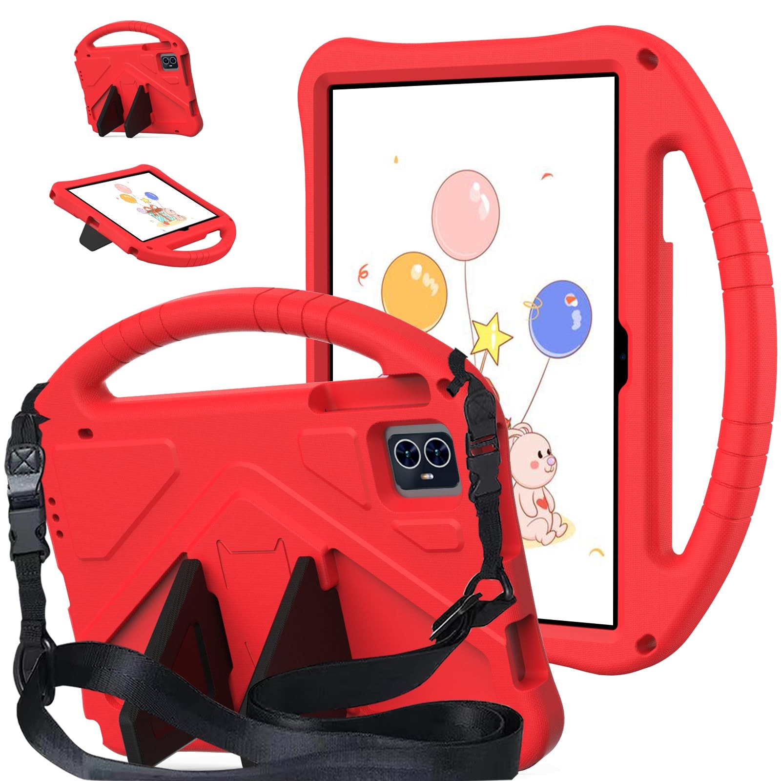 Kids Case for T-Mobile Revvl Tab 2 10.1" Tablet 2025 EVA Shockproof Stand Cover