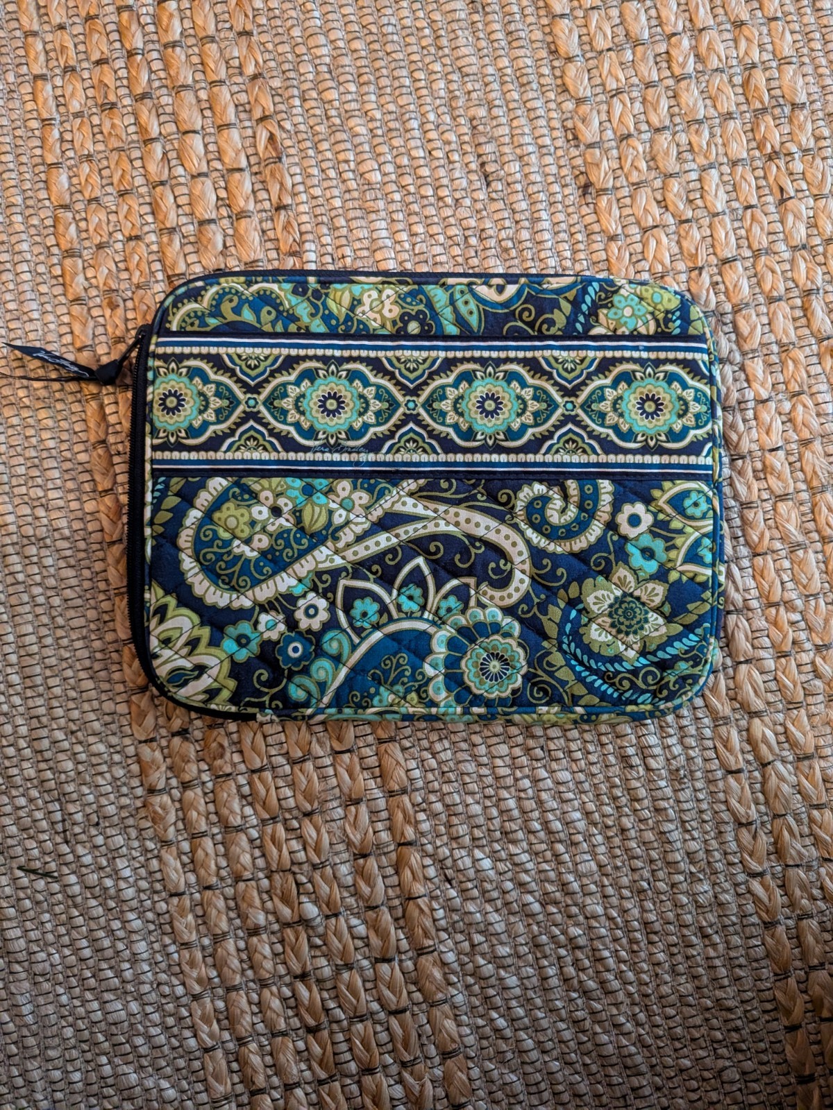 Vera Bradley Rhythm & Blues 10" Soft Shell iPad Mini  Tablet Pouch / Case 