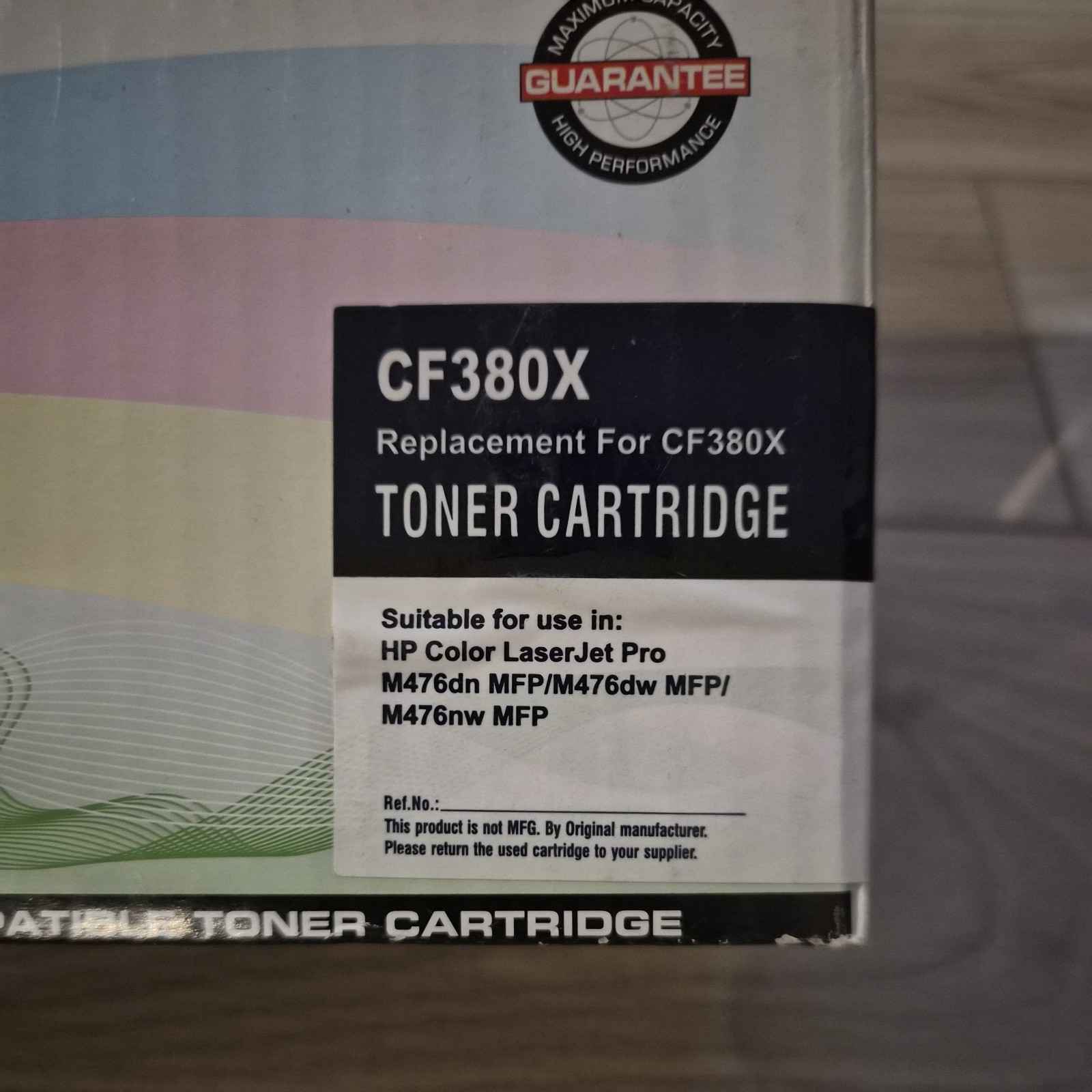  Black CF380X 312X High Yield Toner Cartridges For HP Color LaserJet Pro M476