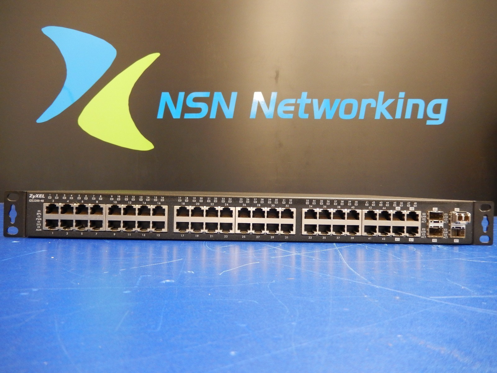 ZyXEL GS2200-48 48-Port Layer 2 Managed Gigabit Switch w/ Rack Ears