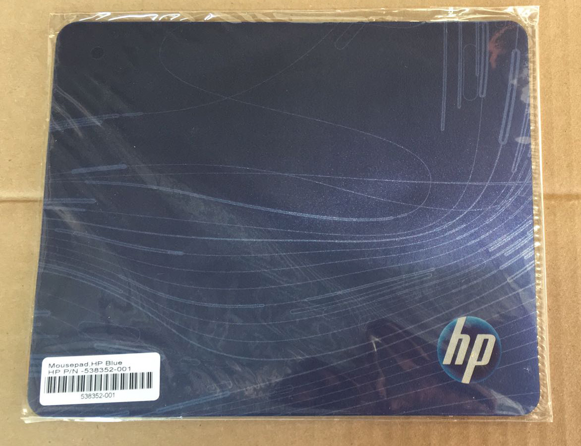 Lot of 100,  HP Mousepad 538352-001, BLUE  COLOR (BUY MORE - SAVE MORE)