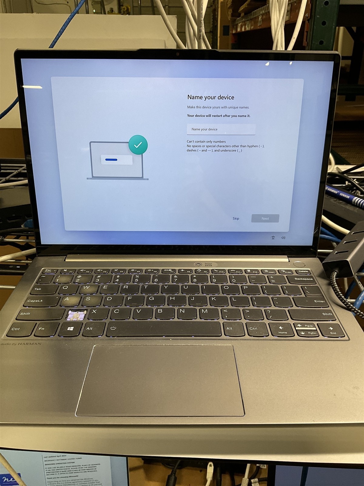 Scratched LCD Lenovo ThinkBook 13s G2 ITL Intel i7-1165G7 2.8GHz 16GB 512GB SSD