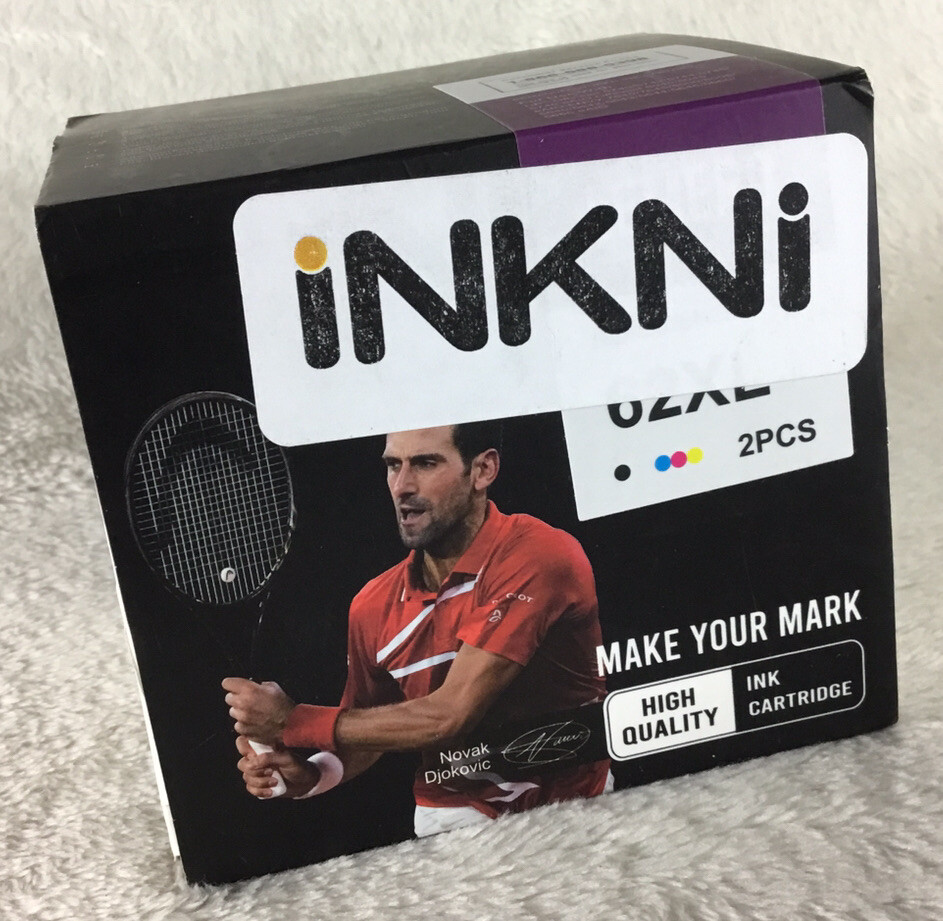 Inkni Ink Cartridge Replacement for HP 62XL 62 XL