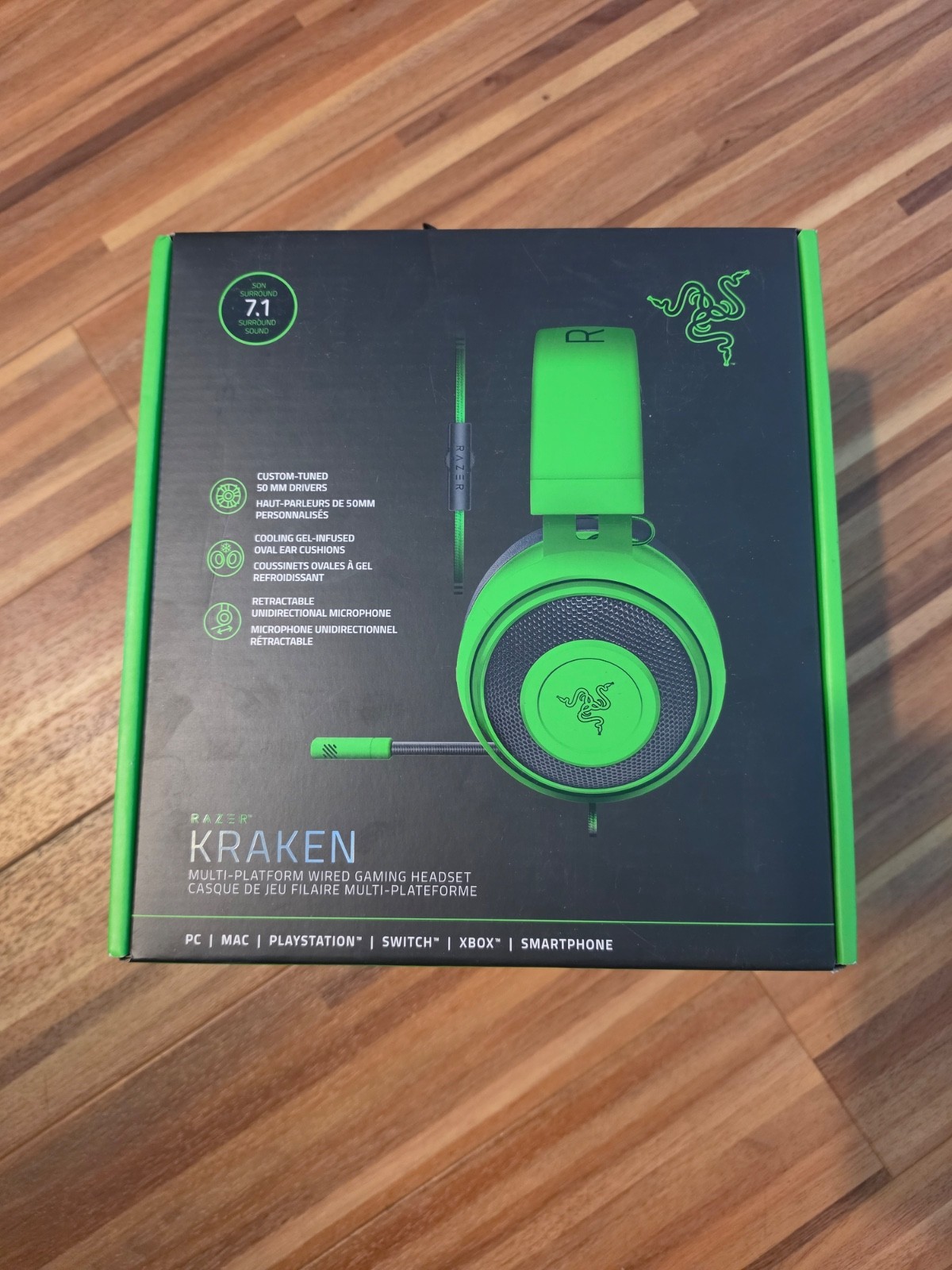 Razer Kraken Multi-platform Wired Gaming Headset - Green - sealed