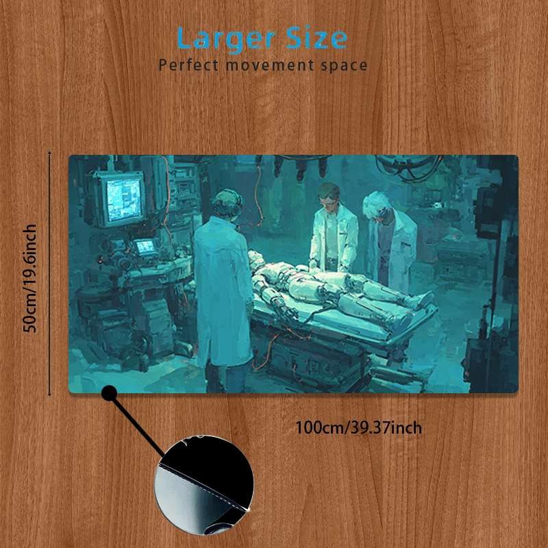 A Large Medical-Themed Desk Mat Suitable for Gaming Or Office Use - Surgeon Mo