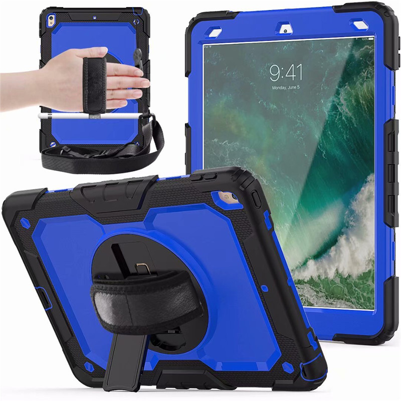 Heavy Duty Armor Stand Case Cover For iPad 5/6/7/8/9th Gen Air 4 5 Pro 11" 12.9"