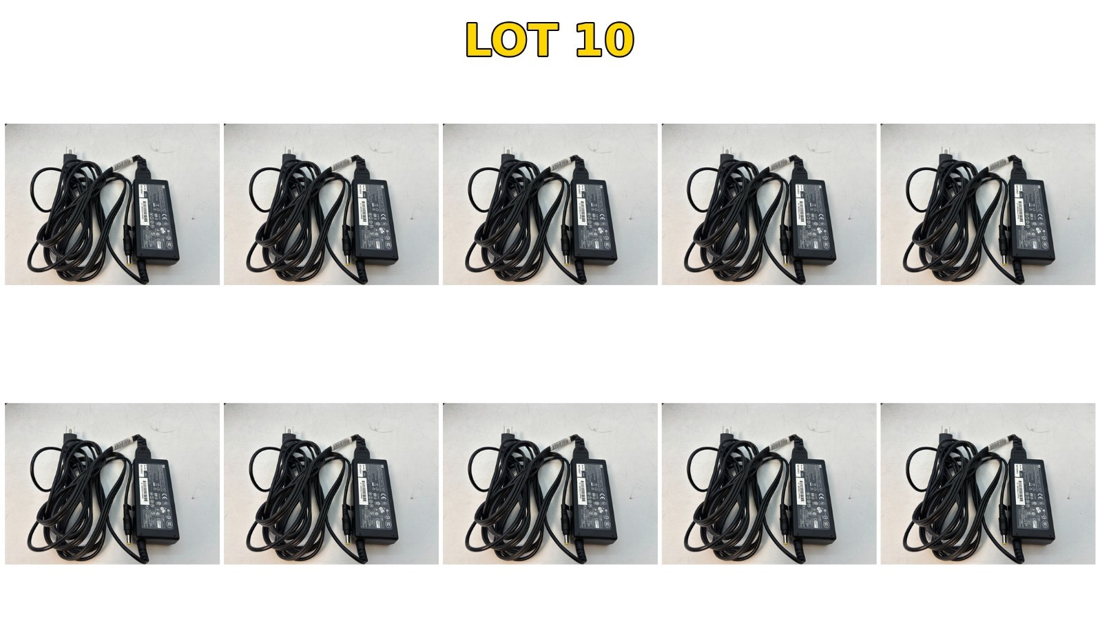 LOT 10 OEM HP 65W Charger Compaq Presario V3000 V4000 V5000 V6000 PPP009L