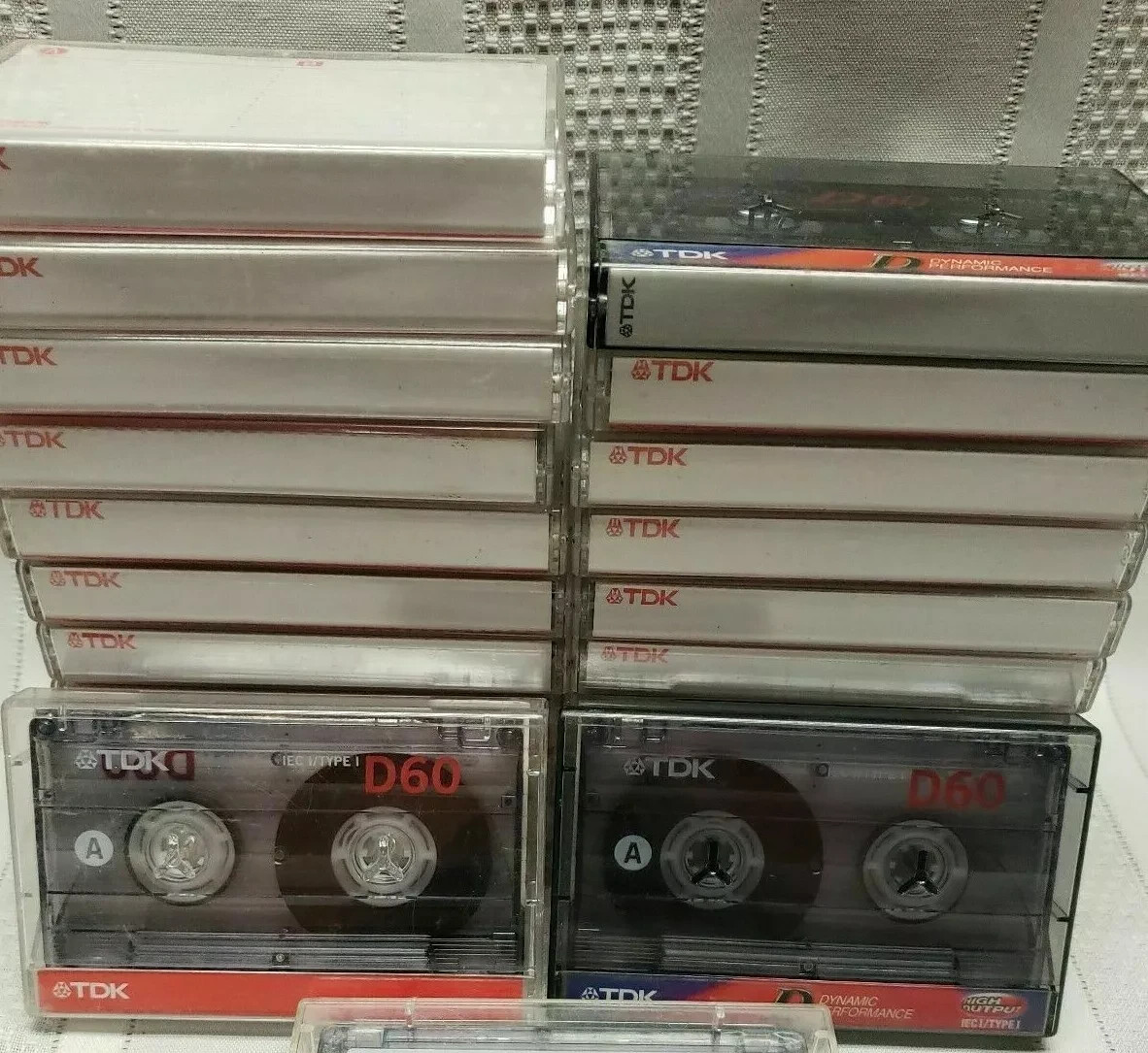 35 TDK D-C60 High Output Audio Cassette Tapes - USED