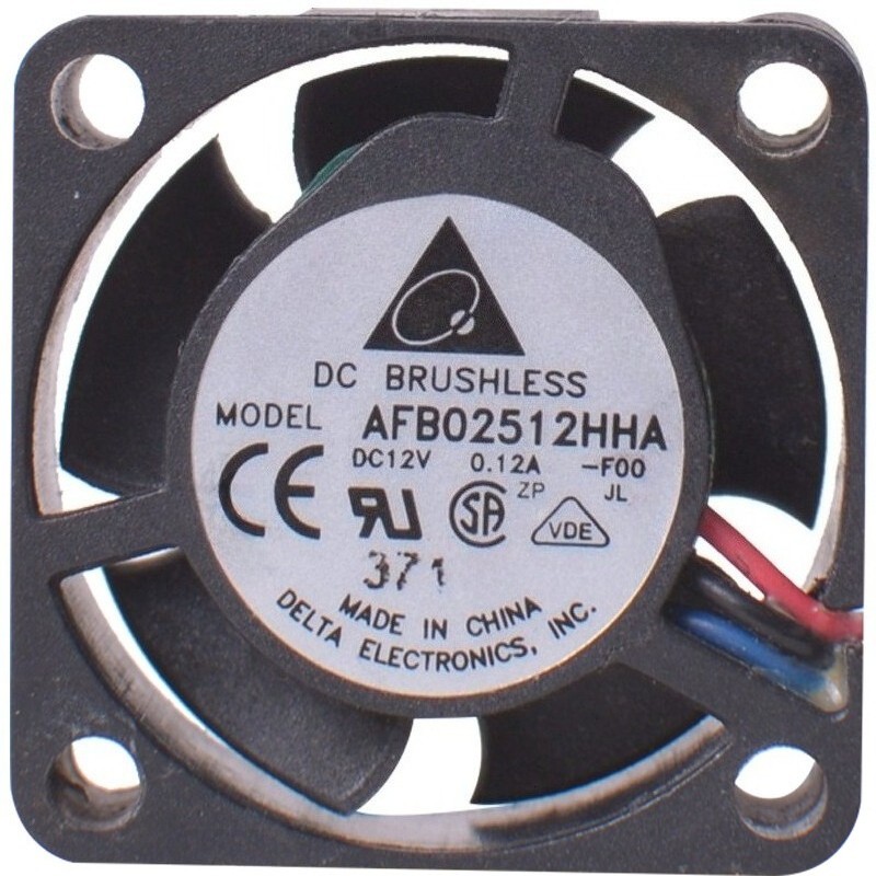 1pcs Delta 25x25x10mm AFB02512HHA F00 DC 12V 0.12A Cooling Fan 2510 3pin 
