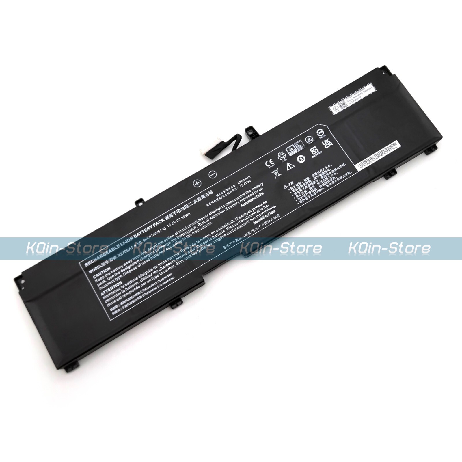New Genuine X270BAT-8-99 Laptop Battery for Eurocom Raptor X17 6-87-NH77S-42D00