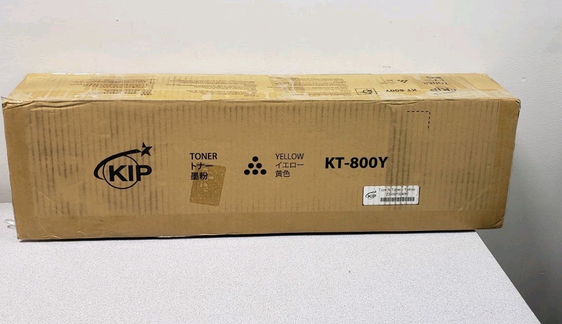 Kip KT-800Y Genuine Yellow Toner Cartridge Type N 2 Pack