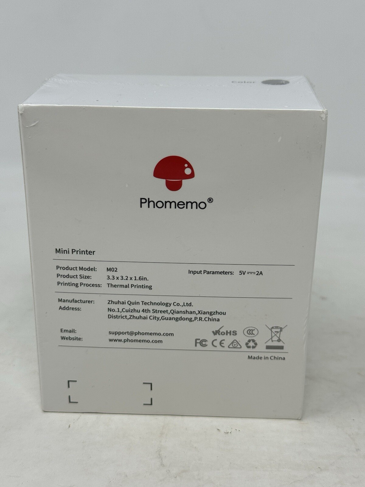 Phomemo M02 Mini Pocket Printer Bluetooth Mobile Thermal Machine Photo Printer