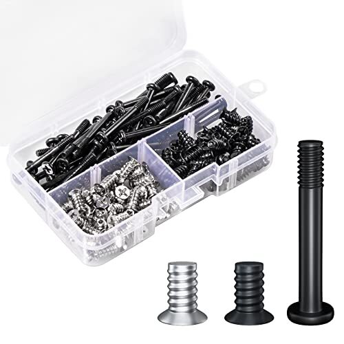 Zmbroll PC Computer Case Cooling Fan Screws Cross Recessed Head Self Tapping 