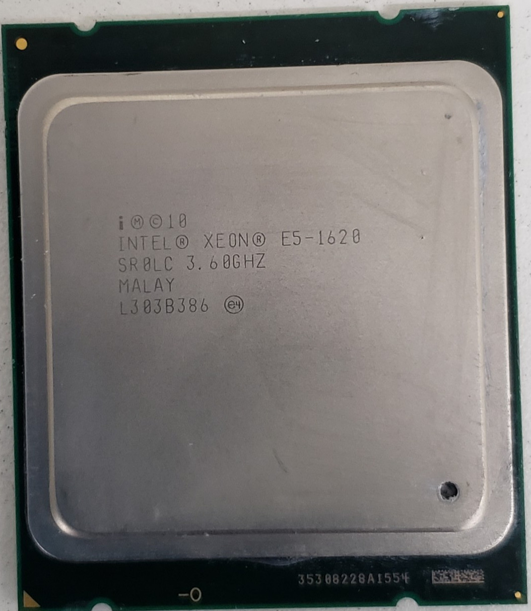 Intel Xeon E5-1620 3.60GHz 4-Core 10MB LGA2011 Server Workstation CPU Processor.