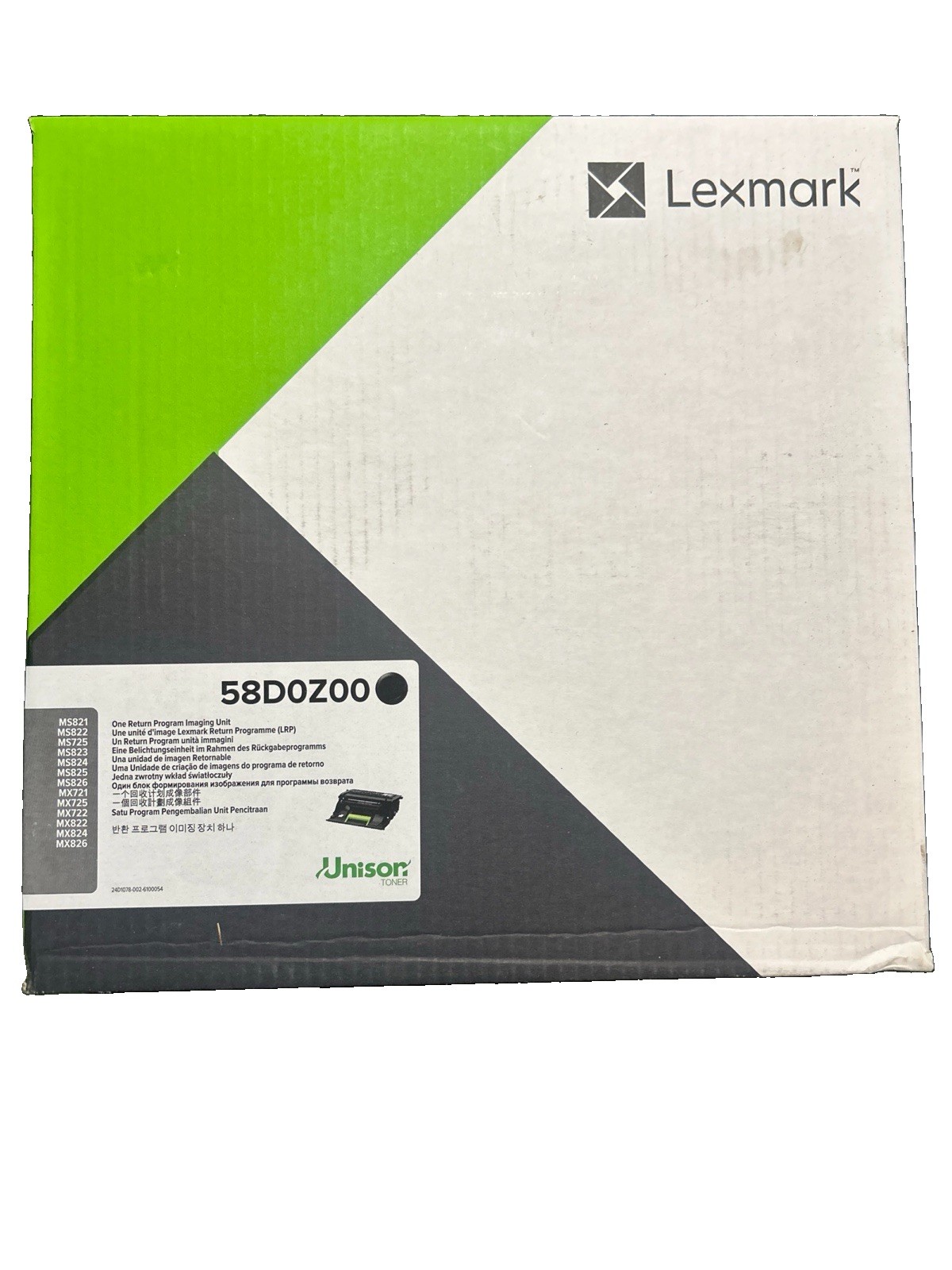 Lexmark 58D0Z00 Return Program High-Yield Imaging Unit - Black