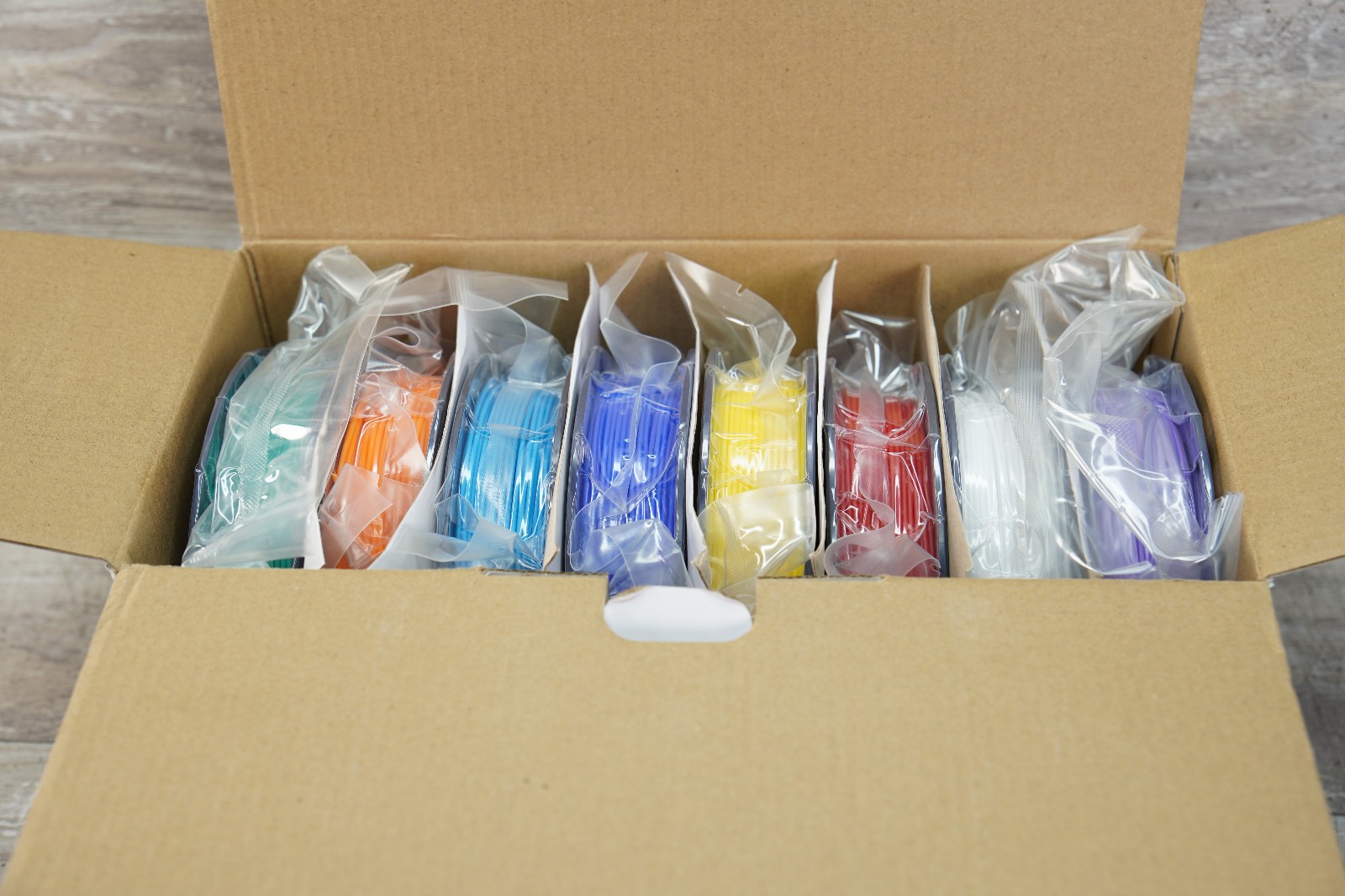 Sunlu 3d Printer Filament Bundle 1.75mm PLA Multicolor 250g Mini Spools 8 Pack