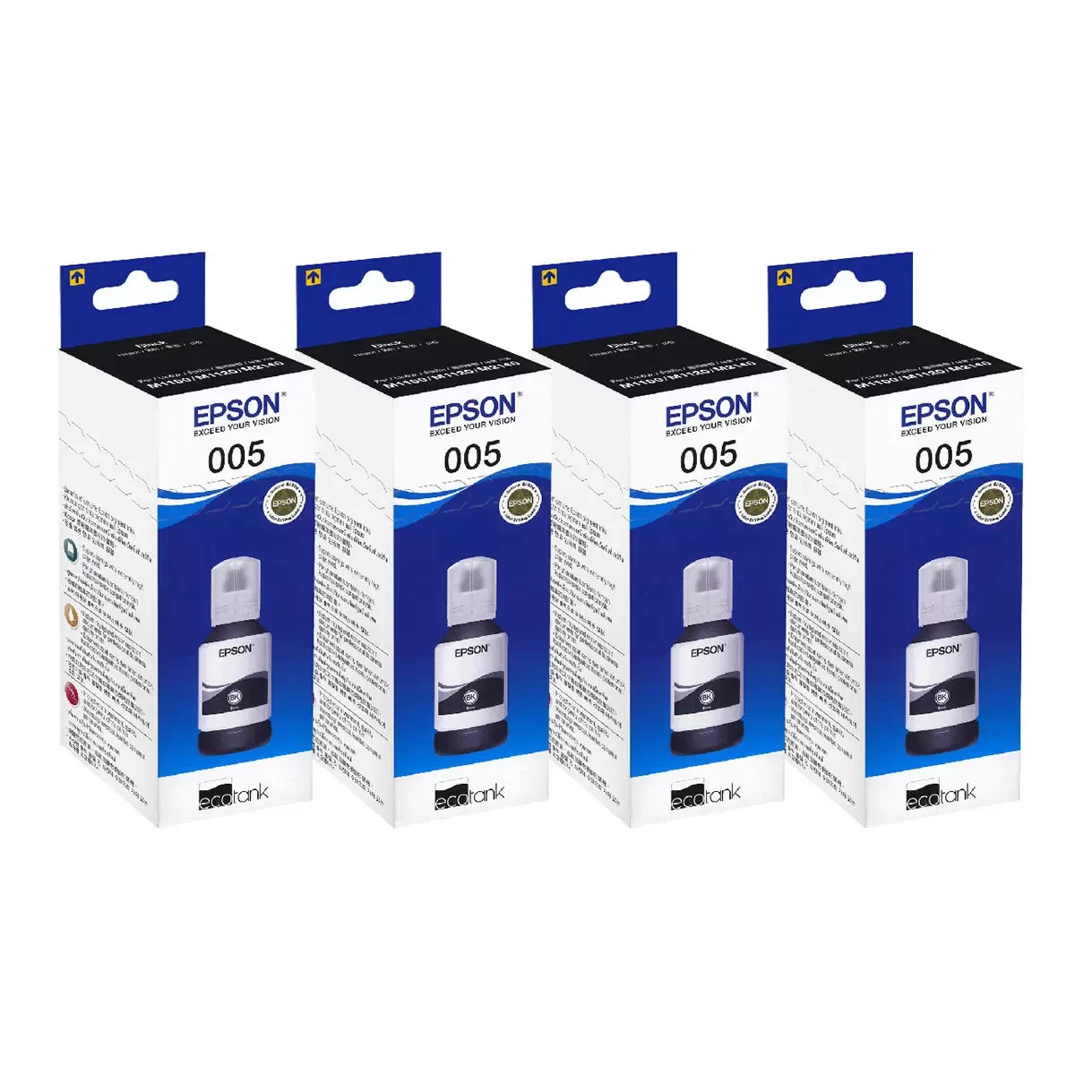 [4-Pack Set ] NEW ORIGINAL EPSON T03Q Black Ink Cartridge for M1120、M2140