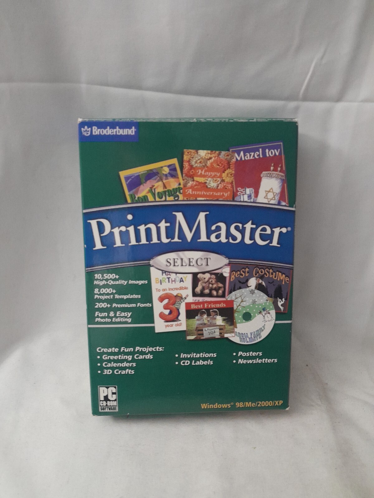 Print Master Select (Windows 98/Me/2000/XP)  NEW, FACTORY SEALED