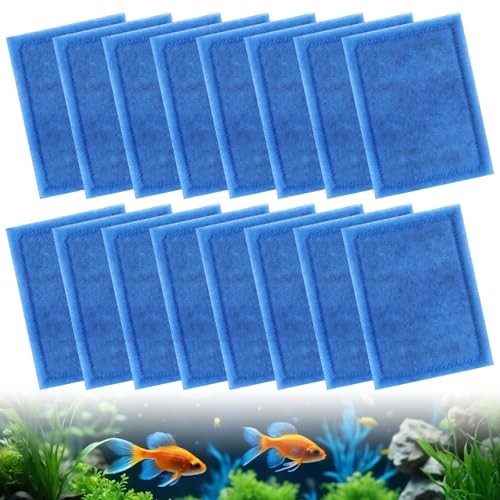 16 Pcs 10 20 Gallon Aquarium Filter Replacement for EZ